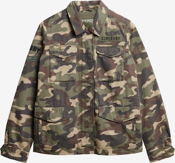 Veste mi-saison 'Verzierte M65 Military' Superdry en vert : devant