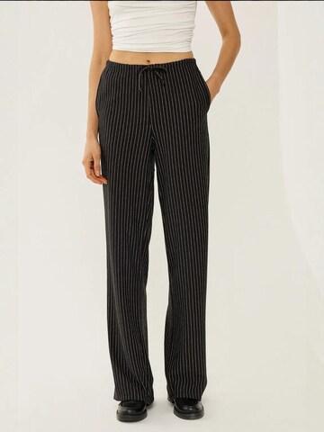 Hiccup Wide leg Broek in Zwart: voorkant