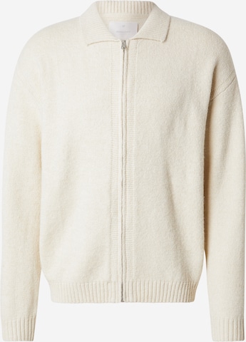 Vestes en maille 'JPRCCFox' JACK & JONES en blanc : devant