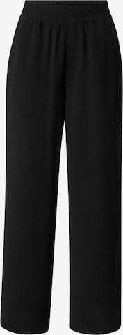 Everly - Pierna ancha Pantalón en negro: frente