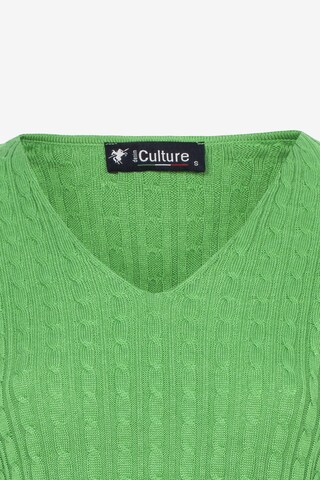 DENIM CULTURE Пуловер 'BEATRICE' в зелено