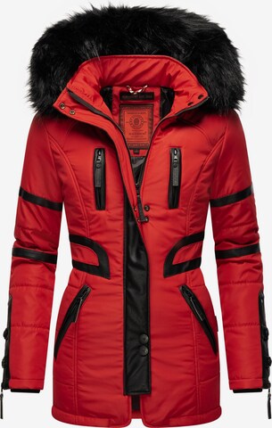 Veste d’hiver 'Moon' NAVAHOO en rouge : devant