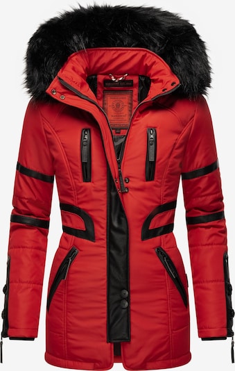 NAVAHOO Winter Jacket 'Moon' in Red, Item view