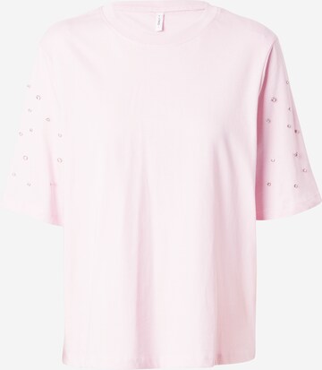 ONLY Тениска 'ONLJULIA' в розово: отпред