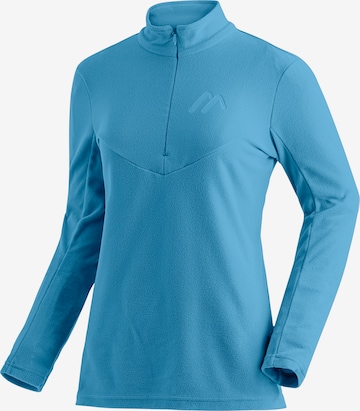 Maier Sports Sportpullover in Blau: Vorderseite