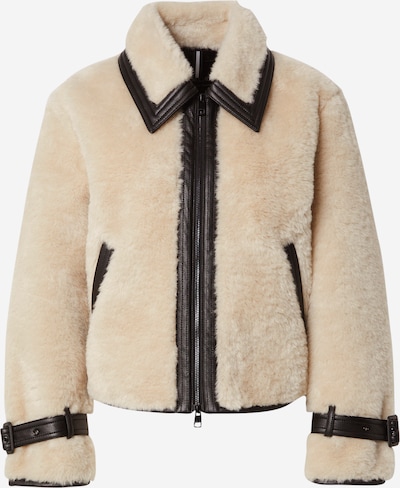 Marc Cain Prijelazna jakna u ecru/prljavo bijela / tamno smeđa, Pregled proizvoda