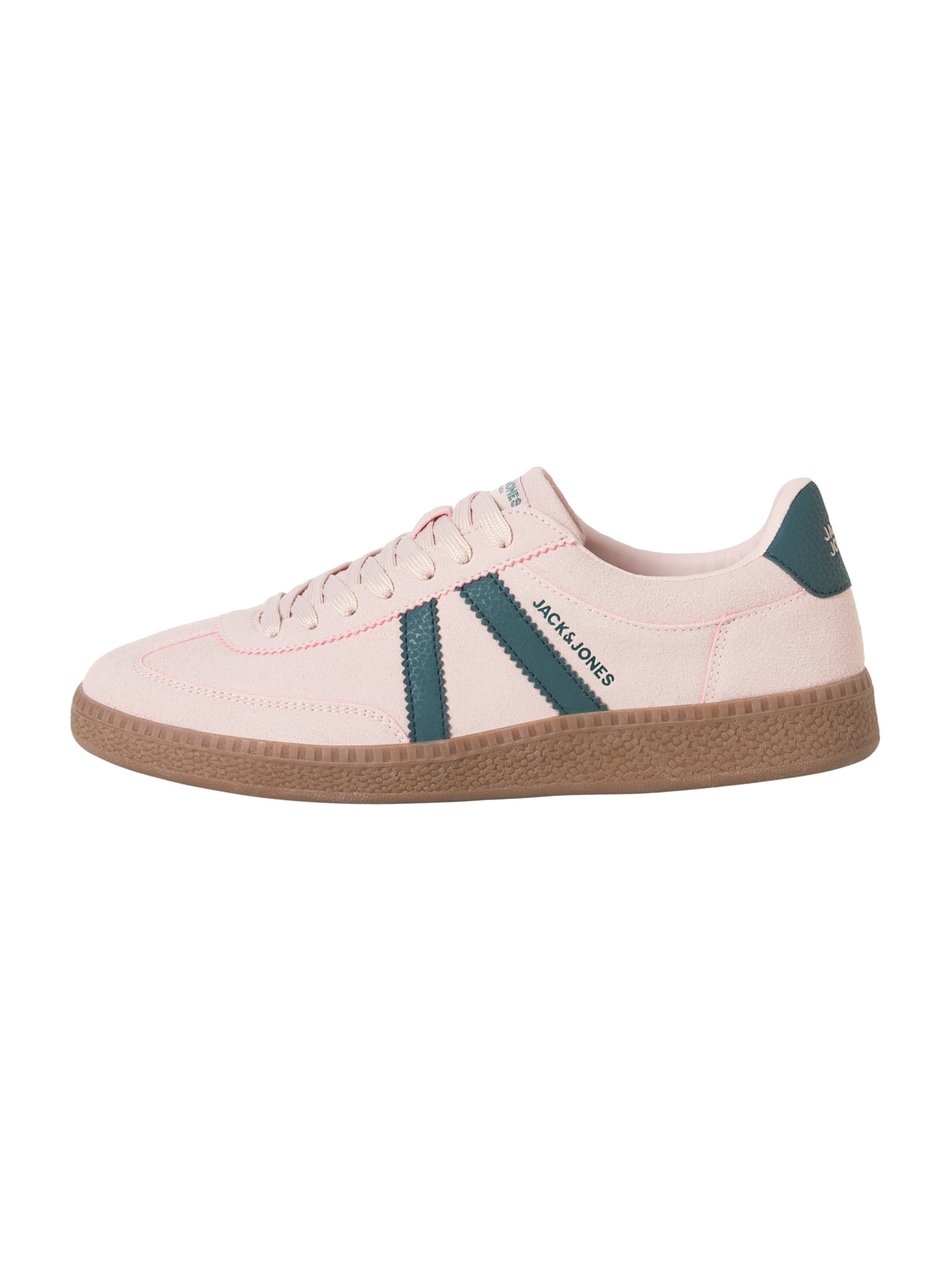 Baskets basses 'JFWKIRK' JACK & JONES en rose : devant