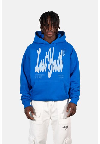 Lost Youth Sweatshirt 'Classic V.2' in Blauw: voorkant