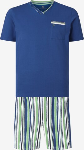 Jan Vanderstorm Short Pajamas ' Fredstein ' in Blue: front