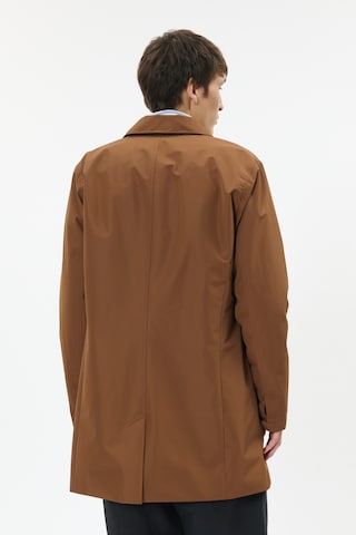 Matinique Regular Fit Overgangsfrakke 'Mac Miles' i brun