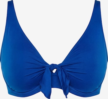 Vivisence Bikini Top '3202' in Blue: front