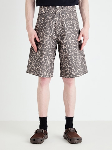 WEEKDAY Baggy Byxa 'Astro' i brun: framsida