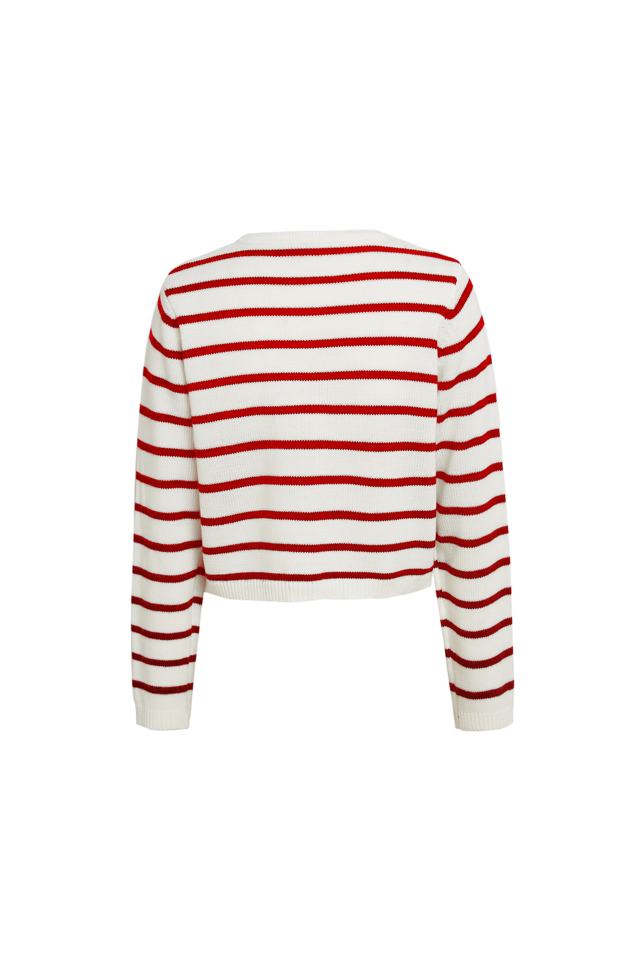 DreiMaster Maritim Πλεκτή ζακέτα σε λευκό