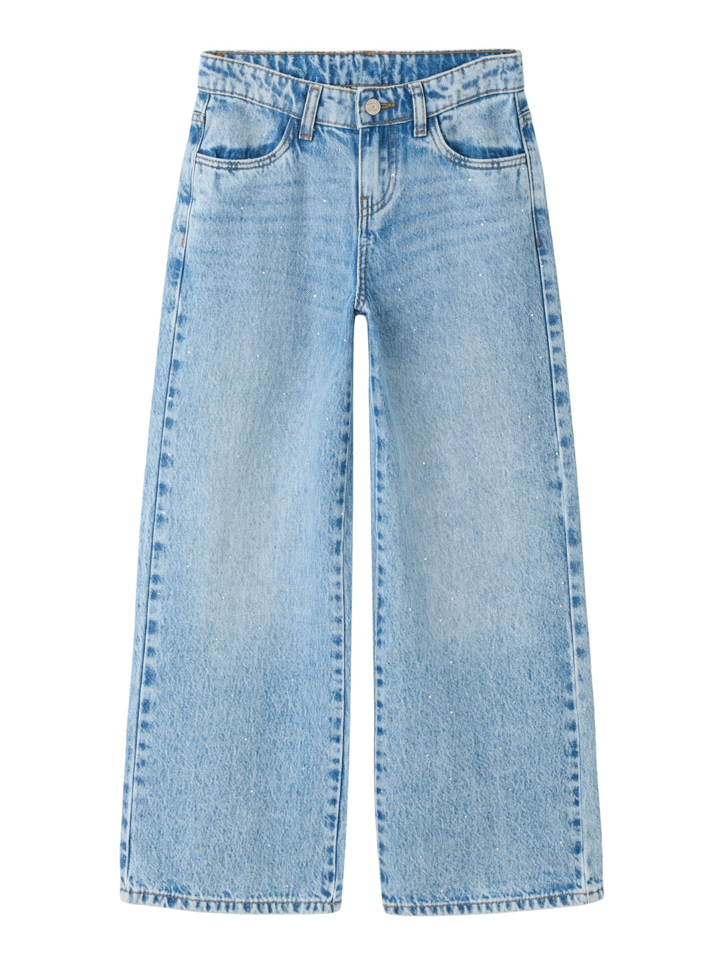 Wide Leg Jean NAME IT en bleu : devant