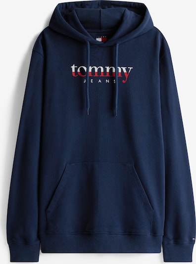 Tommy Jeans Sweater majica 'DNA' u mornarsko plava / crvena / bijela, Pregled proizvoda