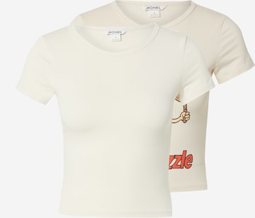 Maglietta di Monki in beige: frontale