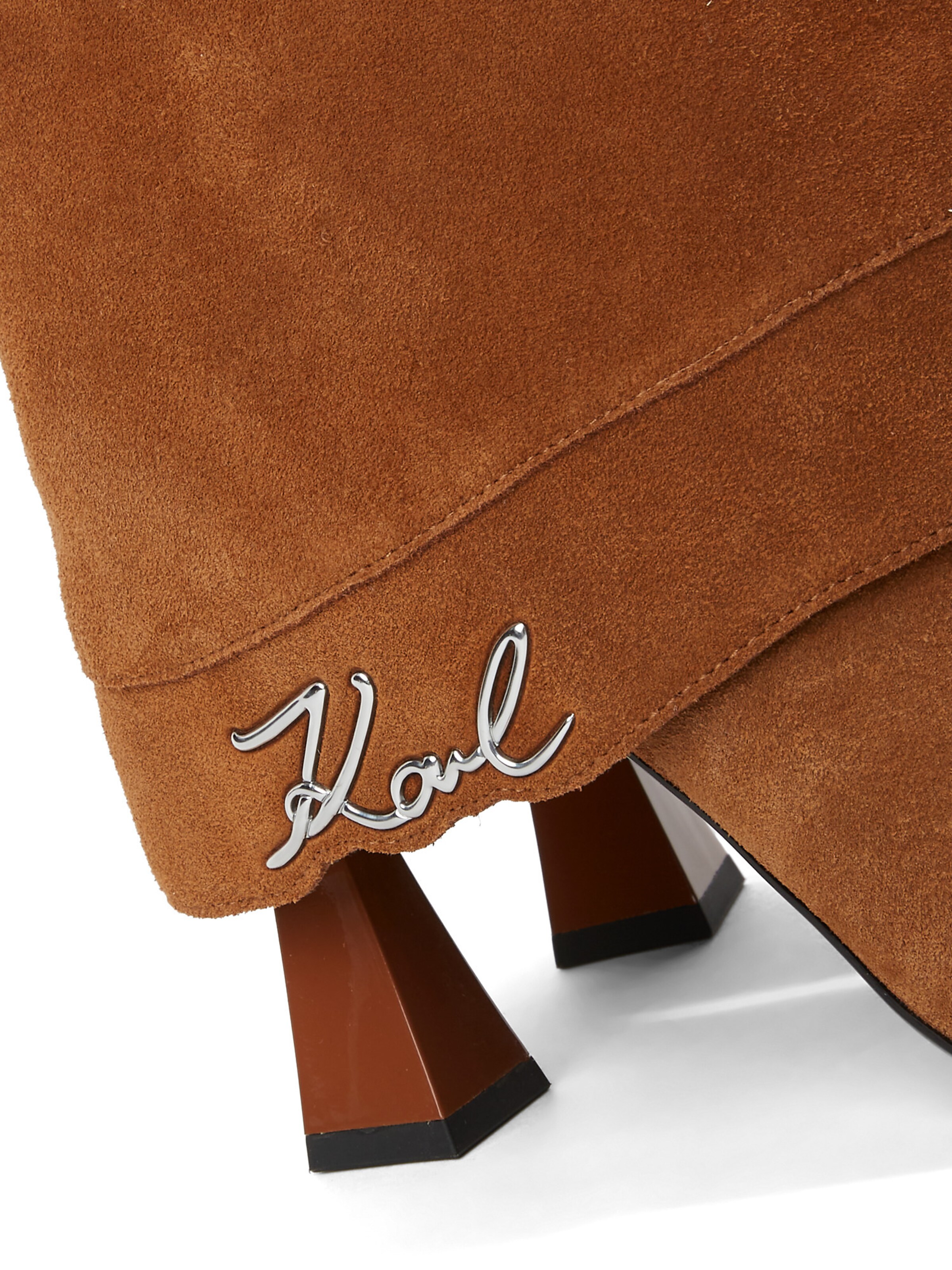 Karl Lagerfeld Μποτάκι σε καφέ