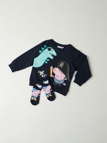 NAME IT Sweatshirt 'Madden Peppa Pig' in Blauw