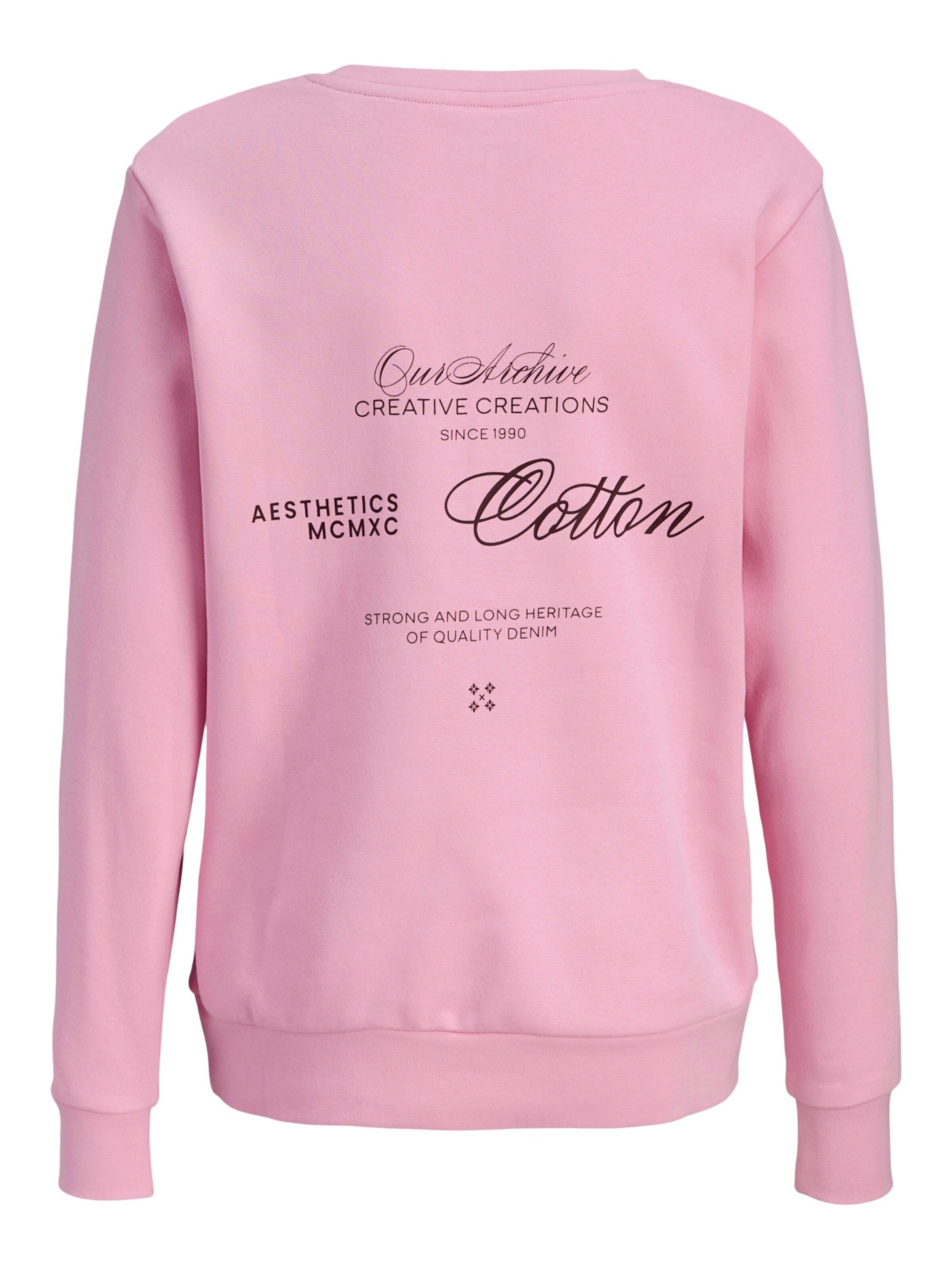 Jack & Jones Junior Свитшот 'Roar' в Ярко-розовый