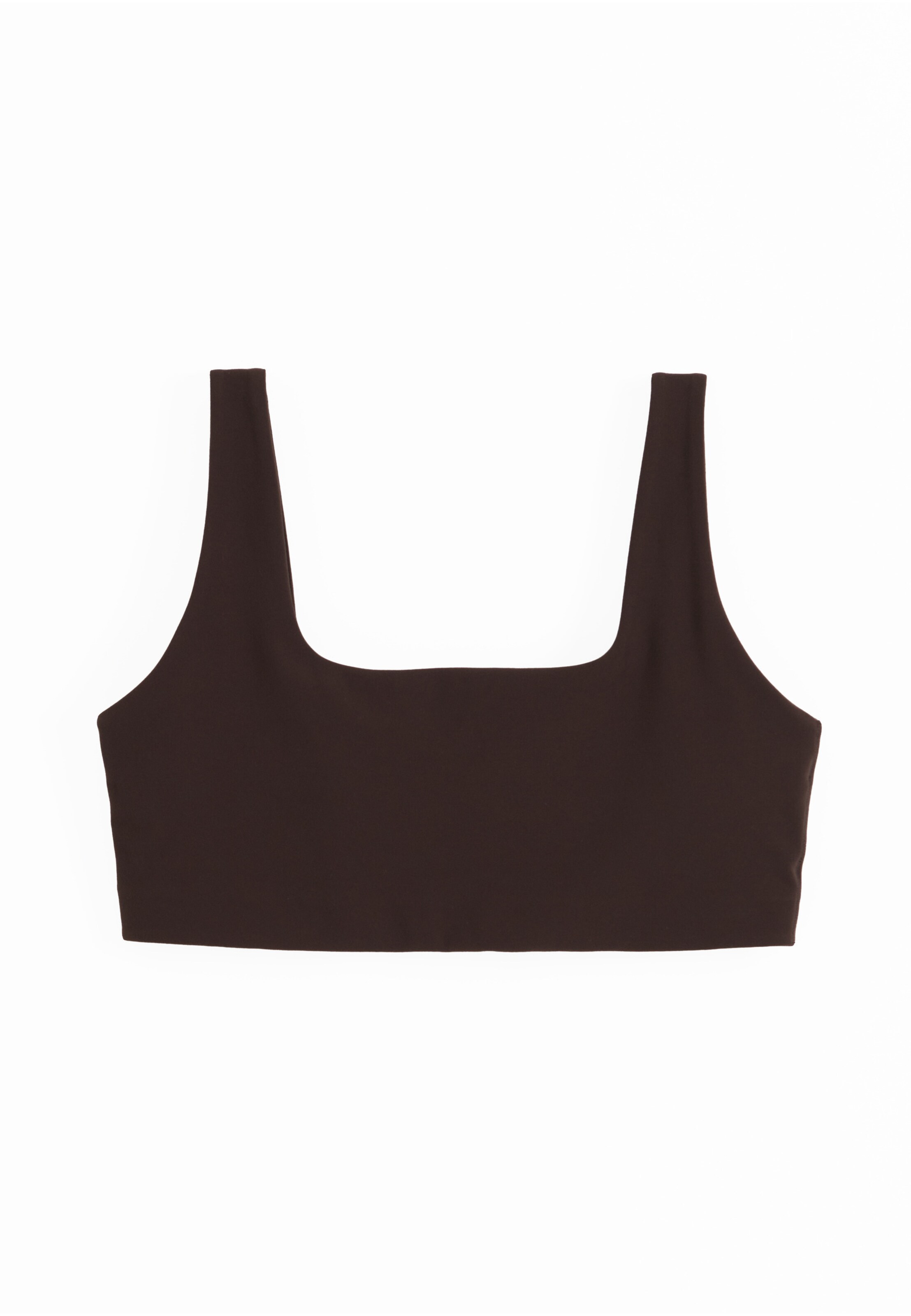 Bustino Reggiseno sportivo 'Sense' di Aim'n in marrone: frontale