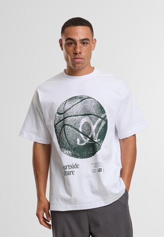 Maglietta 'Courtside' di Another Cotton Lab in bianco