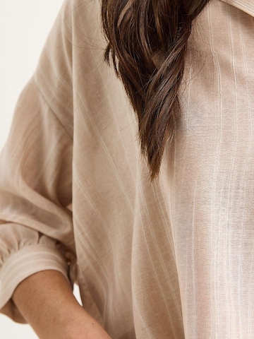 Camicia da donna di Bianco Lucci in beige