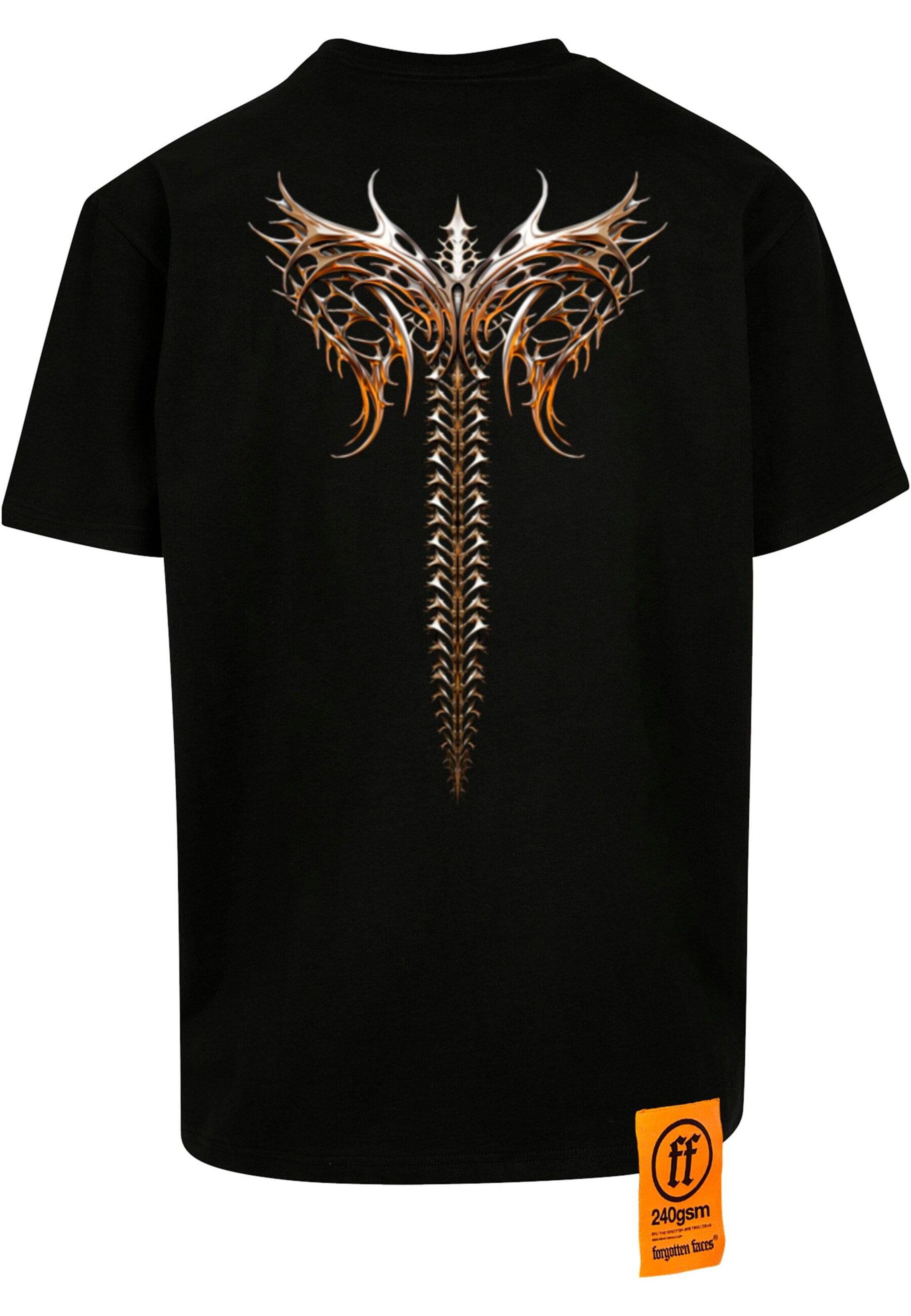 T-Shirt Forgotten Faces en noir