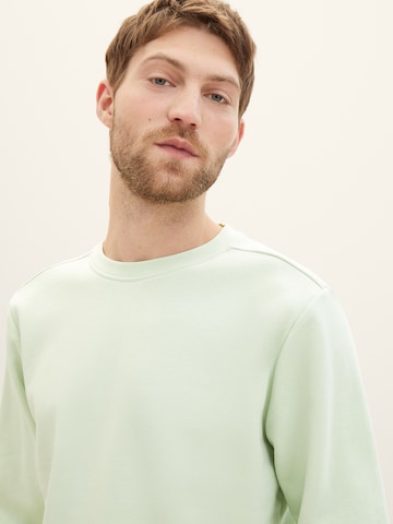 TOM TAILOR Μπλούζα φούτερ σε πράσινο