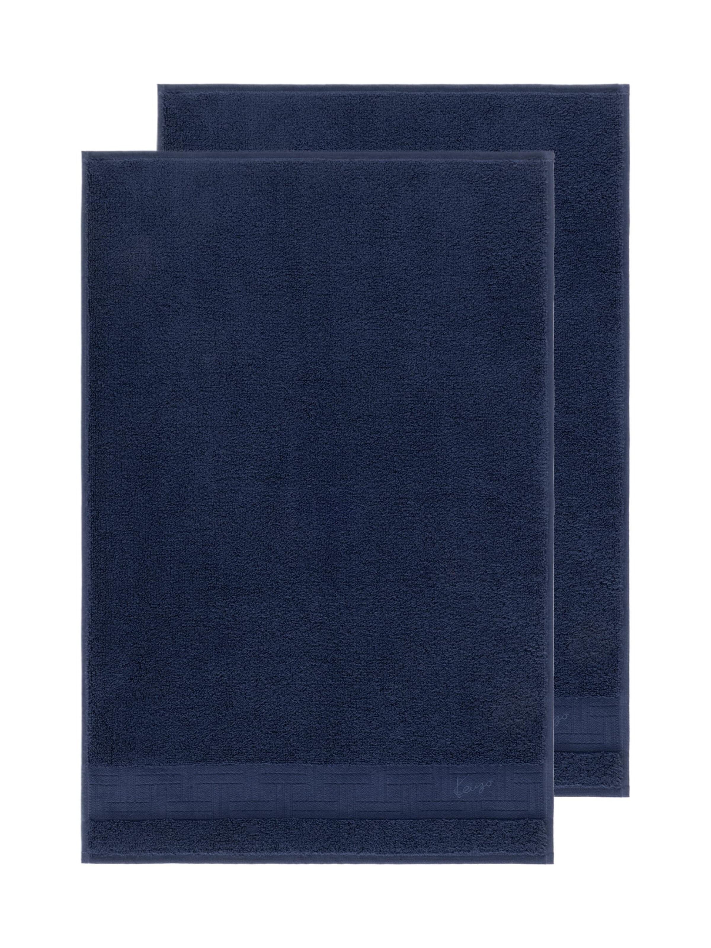 KENZO Towel 'KWEAVE' in Blue: front