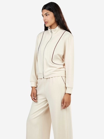 Gisela Sweatjakke i beige: side