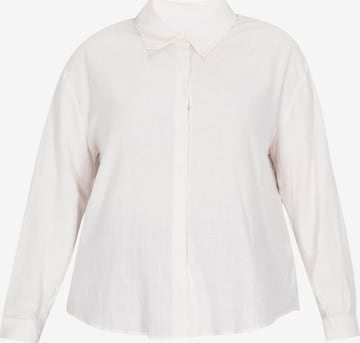 Chemisier joella en blanc : devant