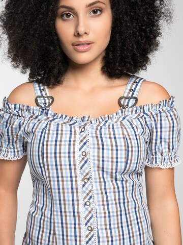 SPIETH & WENSKY Traditional blouse in Blue