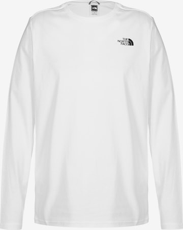 THE NORTH FACE Shirt 'Red Box' in White: front