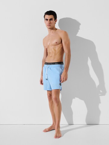 Pantaloncini da bagno 'Ikon' di Karl Lagerfeld in blu