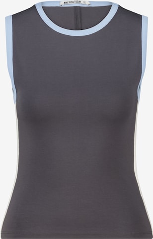 America Today Top in Grey: front