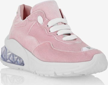 Philipp Plein Sneakers laag in Roze: voorkant
