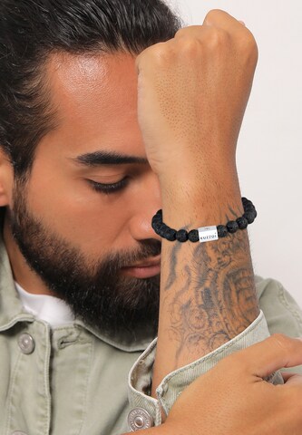 KUZZOI Armband 'Geo' in Zwart: voorkant