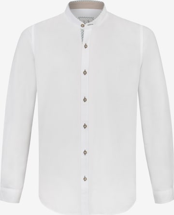 STOCKERPOINT Traditional Button Up Shirt 'Raffa' in White: front