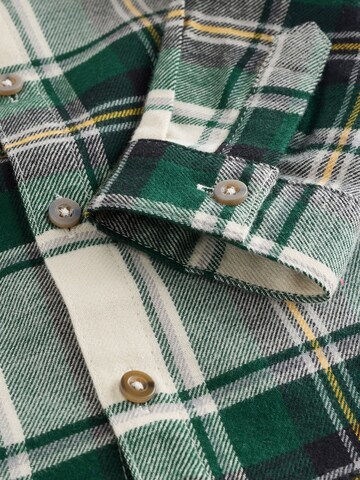 Next Regular fit Button up shirt in Green