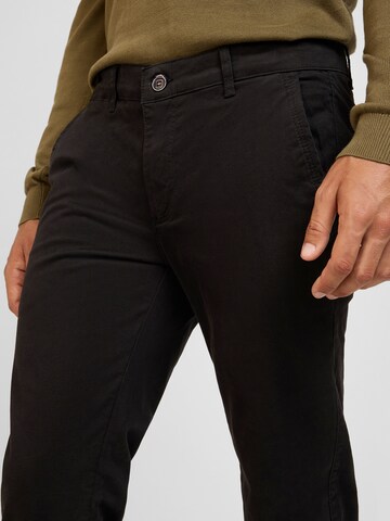 yazubi Slimfit Chinohose 'Kyle' in Schwarz