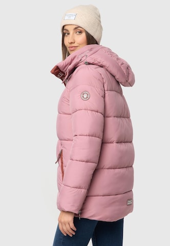 NAVAHOO Zimná bunda 'Wattewölkchen' - ružová