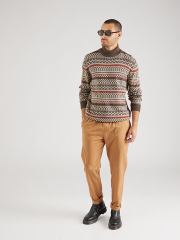 BLEND Sweater in Brown