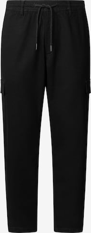 Pantalon cargo Pepe Jeans en noir : devant