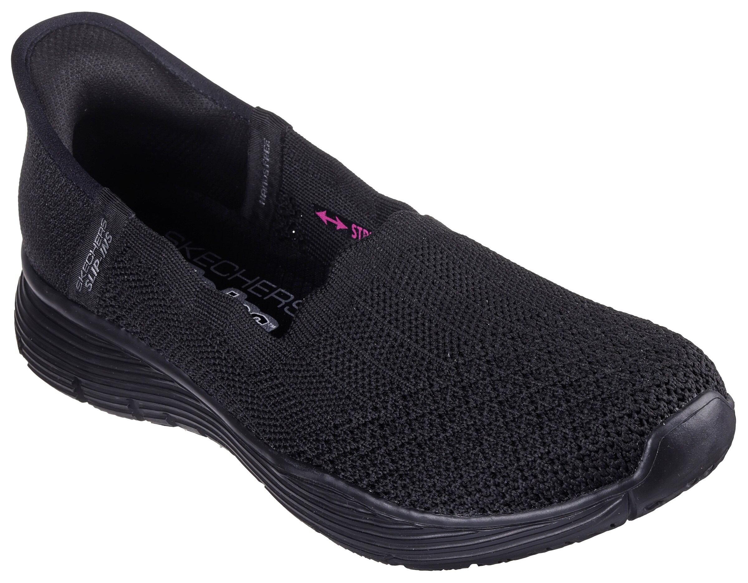 SKECHERS Slip-Ons in Black