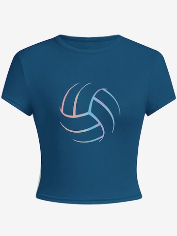 T-shirt GORHEY en bleu : devant