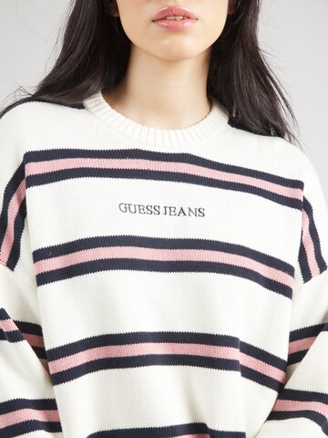 GUESS JEANS Pullover in Weiß
