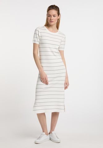 DreiMaster Maritim Knitted dress in White