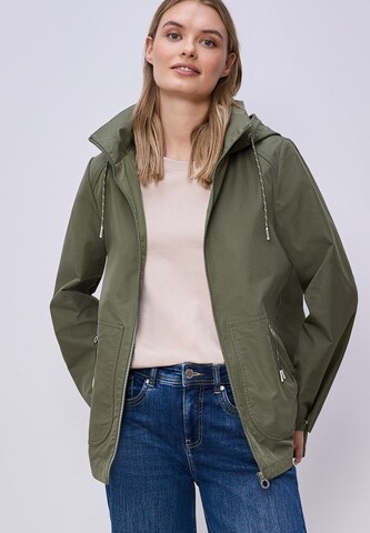 STREET ONE Between-Seasons Parka in Green: front