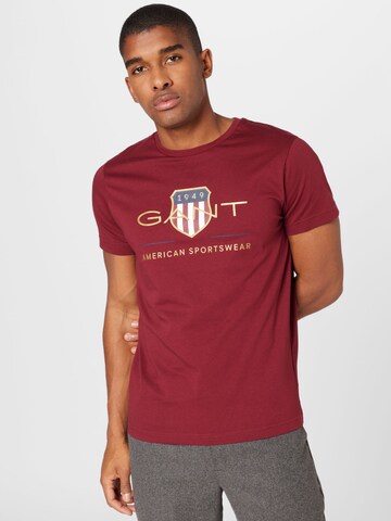 GANT T-Shirt in Rot: predná strana