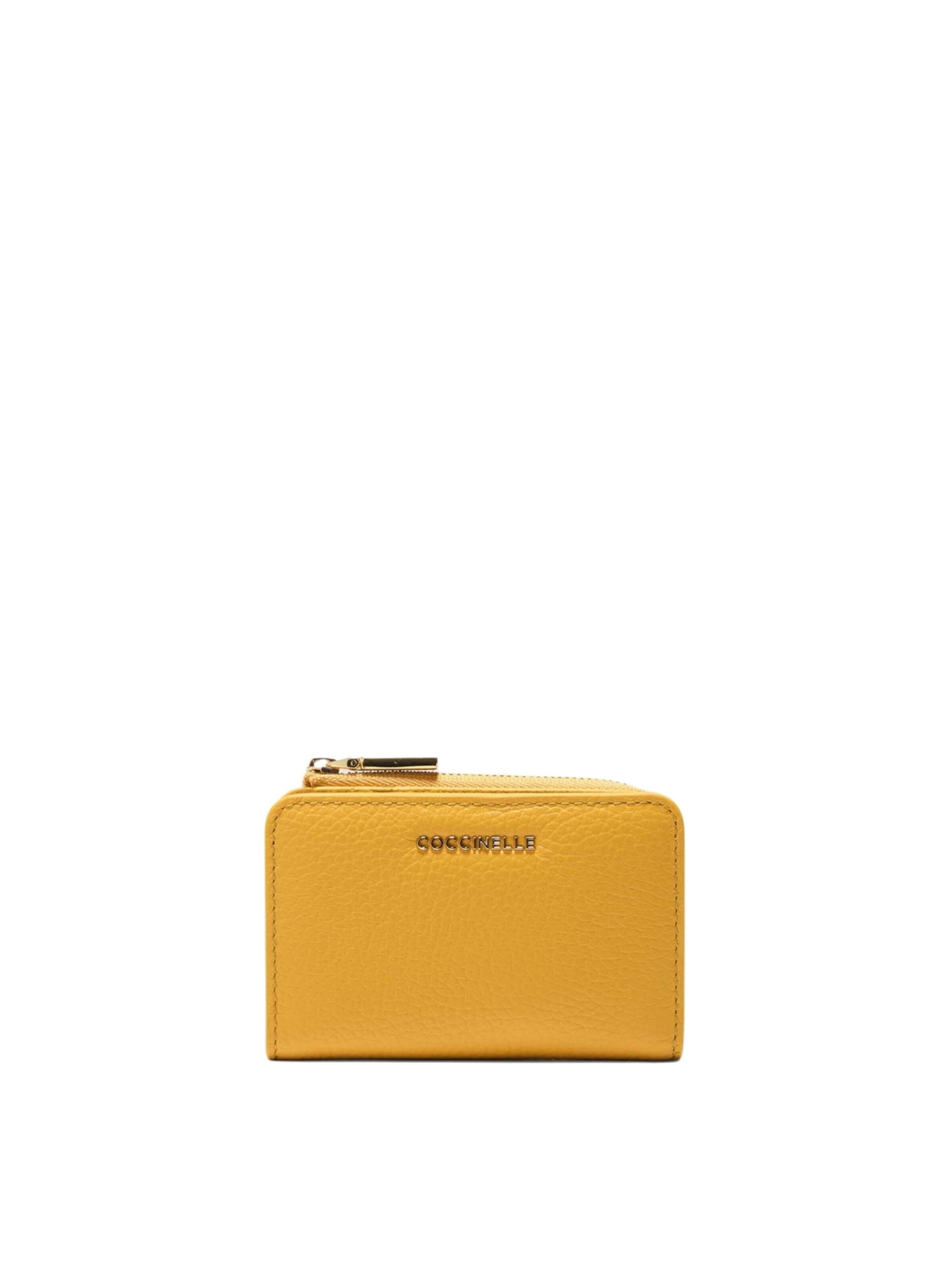 Coccinelle Wallet 'COCCINELLE METALLIC' in Yellow: front